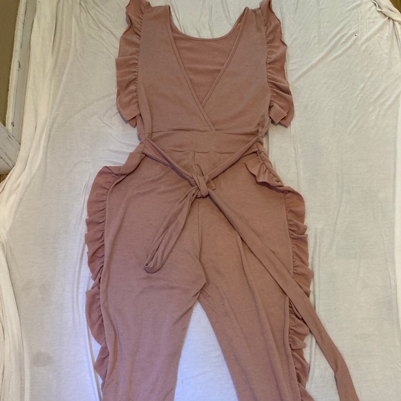 Fitted Ruffle Jumpsuit - Picture 2 of 5